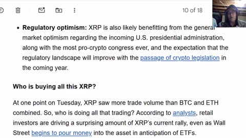 CoinBase and XRP Info and Rally - 3rd under ETH - More to Come -12-05-24