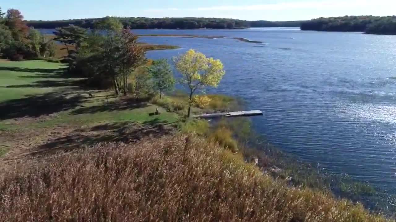 Drone footage of bath house part 1