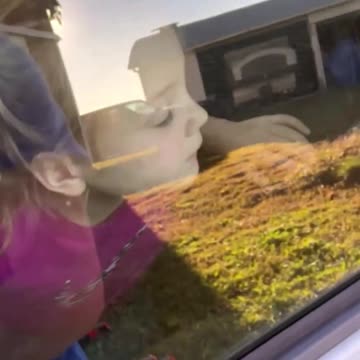 Rescue Of A Little Girl Trapped In A Car