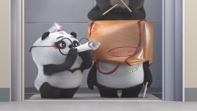 Immersive experience#panda funny anime