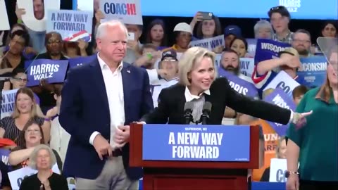 😳Tim Walz’s wife is crazy too !!