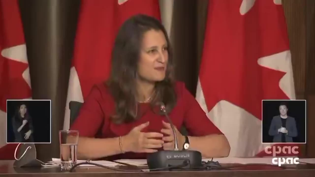 Video Evidence of Chrystia Freeland using Coercion on Canadians to get Jabs that they didn't want.