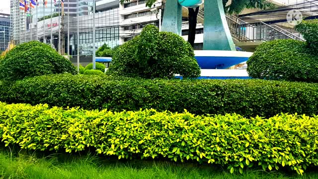 Beautiful Landscape at The Emerald Hotel in Bangkok, Thailand