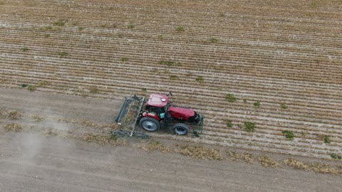 Tractor left to right