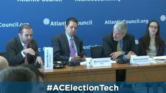 2016 Smartmatic’s CEO, Antonio Mugica at Atlantic Council