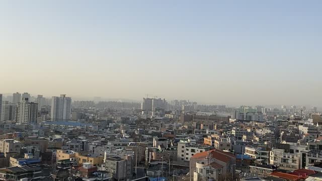 View Cheongju, Korea from a high place Look at Cheongju, Korea from a high place