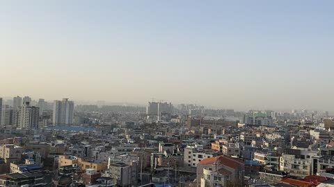 View Cheongju, Korea from a high place Look at Cheongju, Korea from a high place