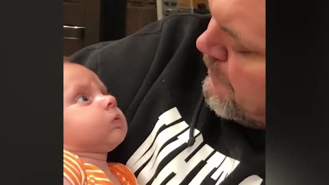 Cute Baby Funny Videos --Funniest Daddy and Baby Moments