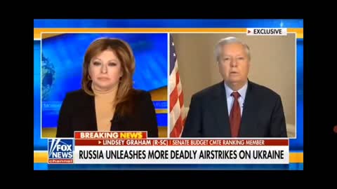 Lindsey Graham goes full war war monger endangers national securithere's national security