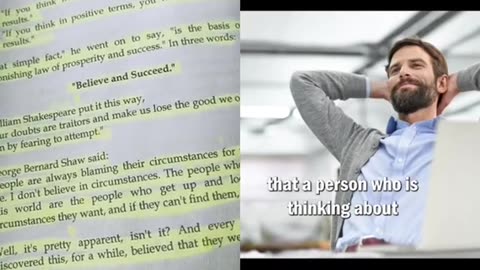 We Become What We Think...