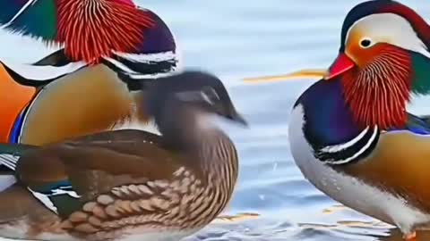 Beautiful birds , naturally