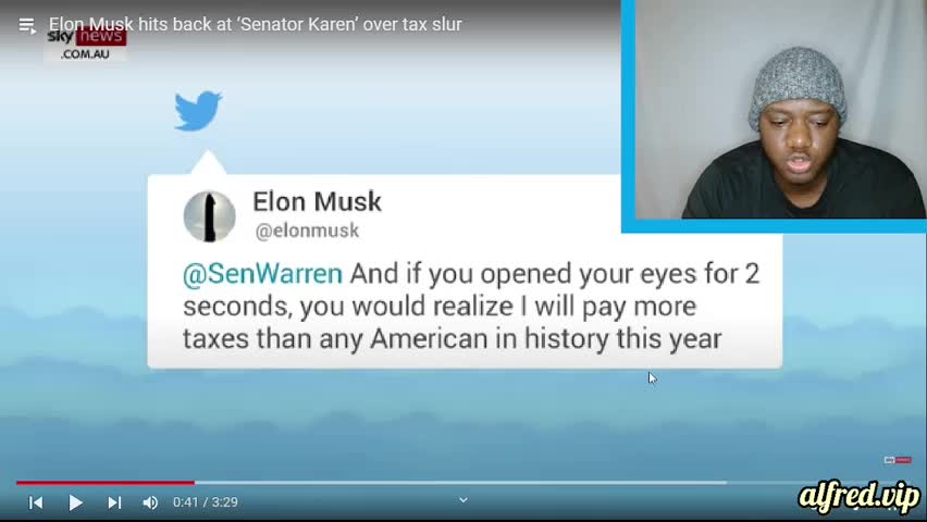 The Truth About Elon Musk and Senator Karen Pocahontas : Alfred Speaks