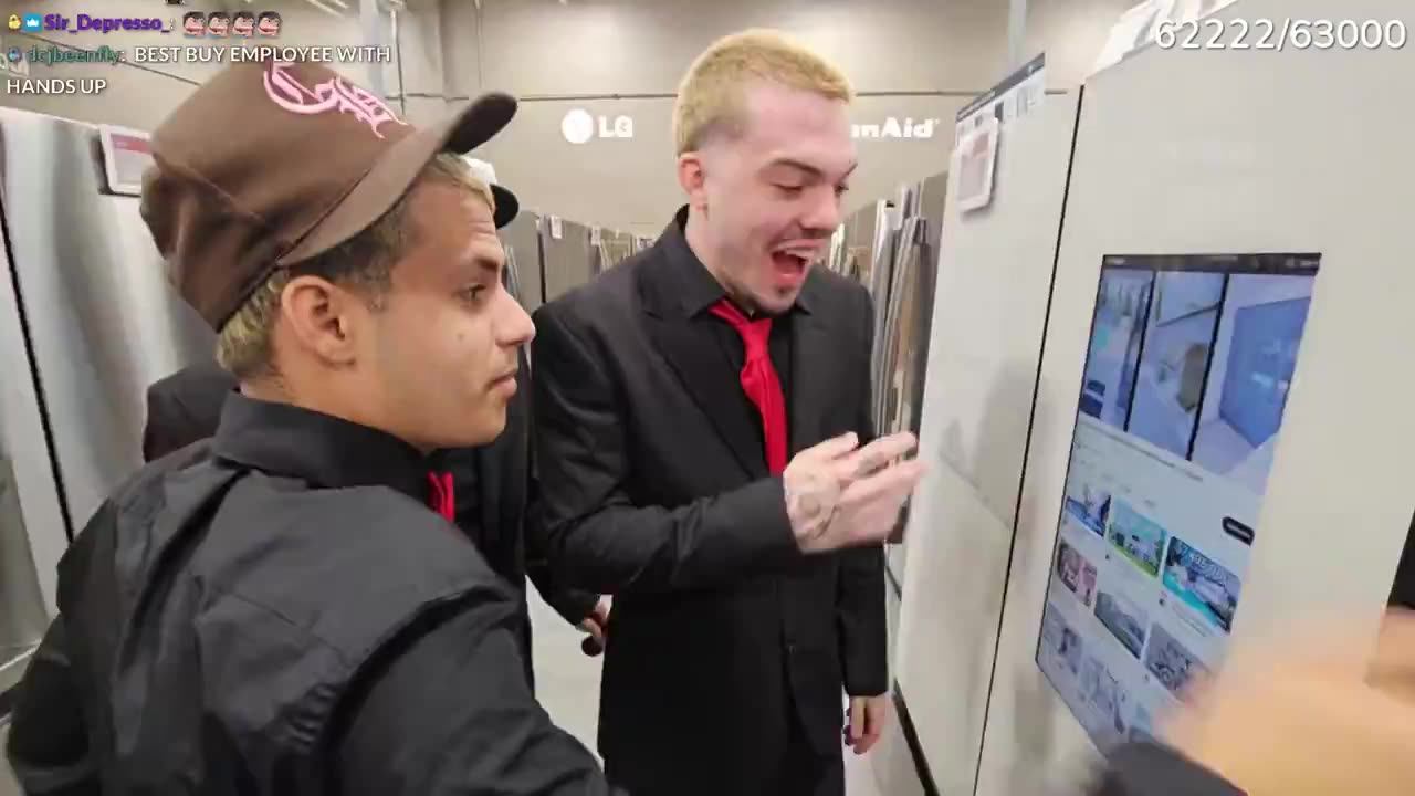 FaZe Adapt found someone who started using there method on the best buy fridge section