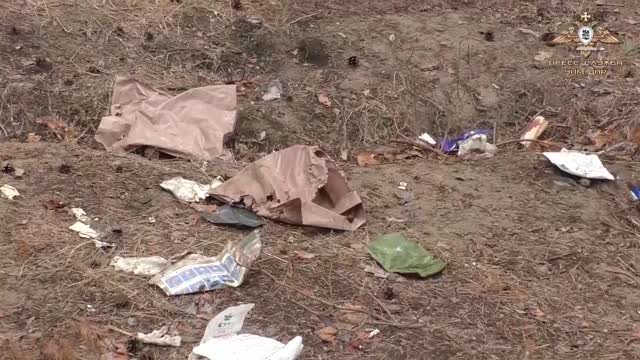 Záběry zničených pozic ozbrojenců Ozbrojených sil Ukrajiny u osady Ščurovo