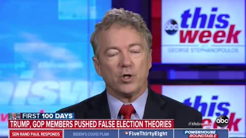 Rand Paul speaks truth