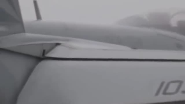 We encountered bad weather when taking off