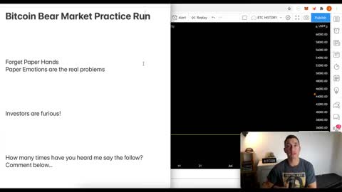 BITCOIN BEAR MARKET PRACTICE RUN | Crypto Trading Strategy [Important Update 2021]