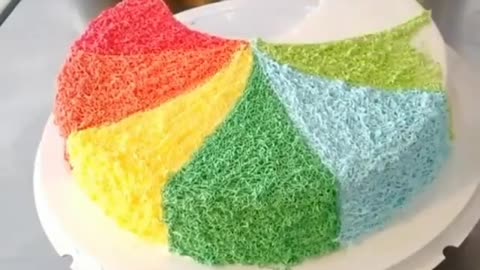 Beautiful Rainbow cake