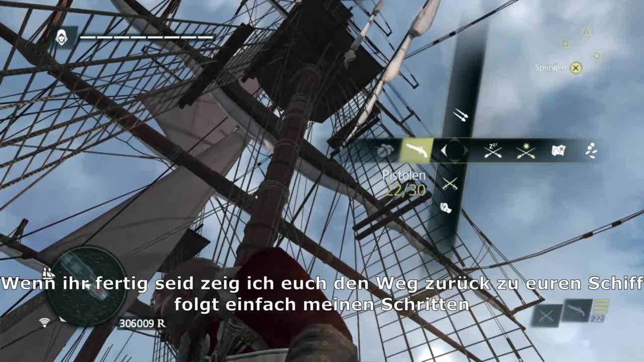 AC4 Wie man ein Legendäres Schiff zerstört ohne Upgrades! Deutsch{German}
