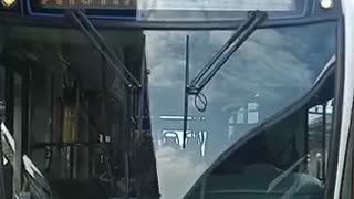 Protesta de buses de Transcaribe