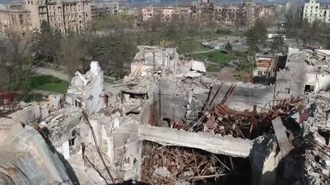 Ukraine - Schauspielhaus von Mariupol