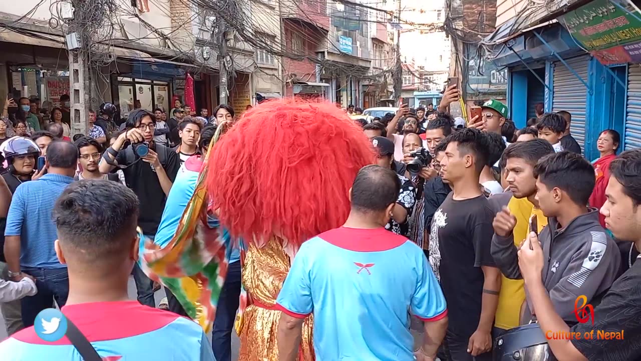 Majipa Lakhe Dance, Yenya (Indra Jatra), Hanuman Dhoka, 2080, Day 2 Part I