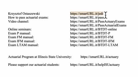 Exam LTAM exercise for September 20, 2021