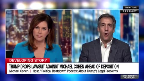 Michael Cohen reacts to testimony about Eric Trump