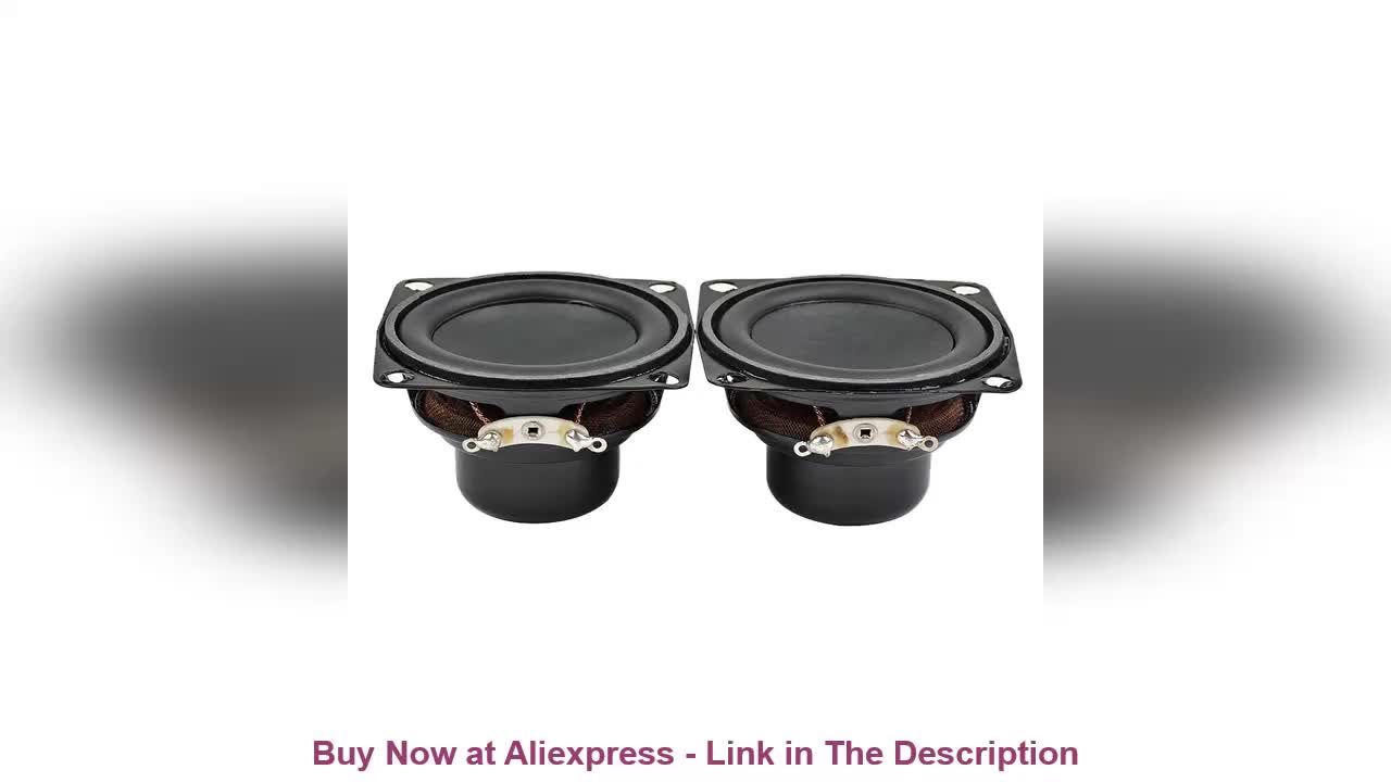 ✨ AIYIMA 2PC 2Inch Audio Speaker 53MM Full Range Speakers Bass 4Ohm 10W Multimedia Audio Loudspeaker