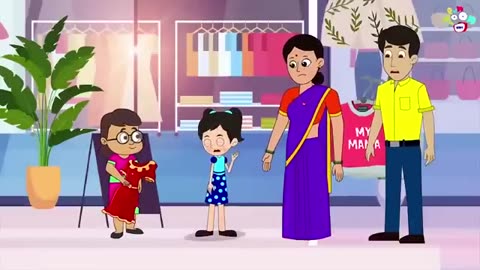 Guttu and Chinki in the mall / shopping mall / English cartoon kid / watch and enjoy.