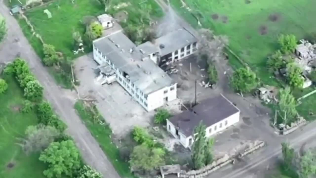 Destruction of a Russian BTR by Drone