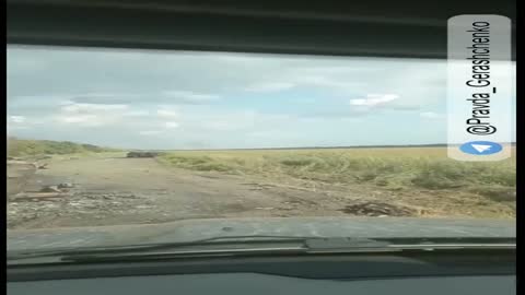 A hollowed-out column of Russian paratroopers in front of Shevchenkove tried to escape from Balakli