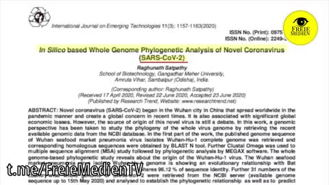 Virologischer COV-19-Betrug in 19 Minuten erklärt!