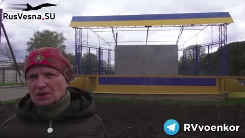 Ukraine War - A woman spoke about the attacks of the Armed Forces of Ukraine