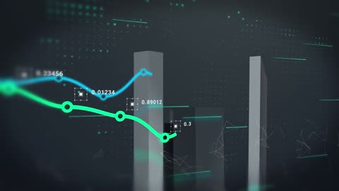 Finance chart stock - 4k, Free Stock Footage, Copyright Free, Background, Loop 15-sec