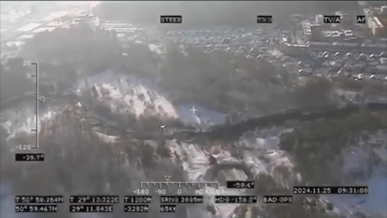 Ukrainian Mi-8 Helicopter Tracks Shahed Drone to an Unpopulated Area and Destroys it