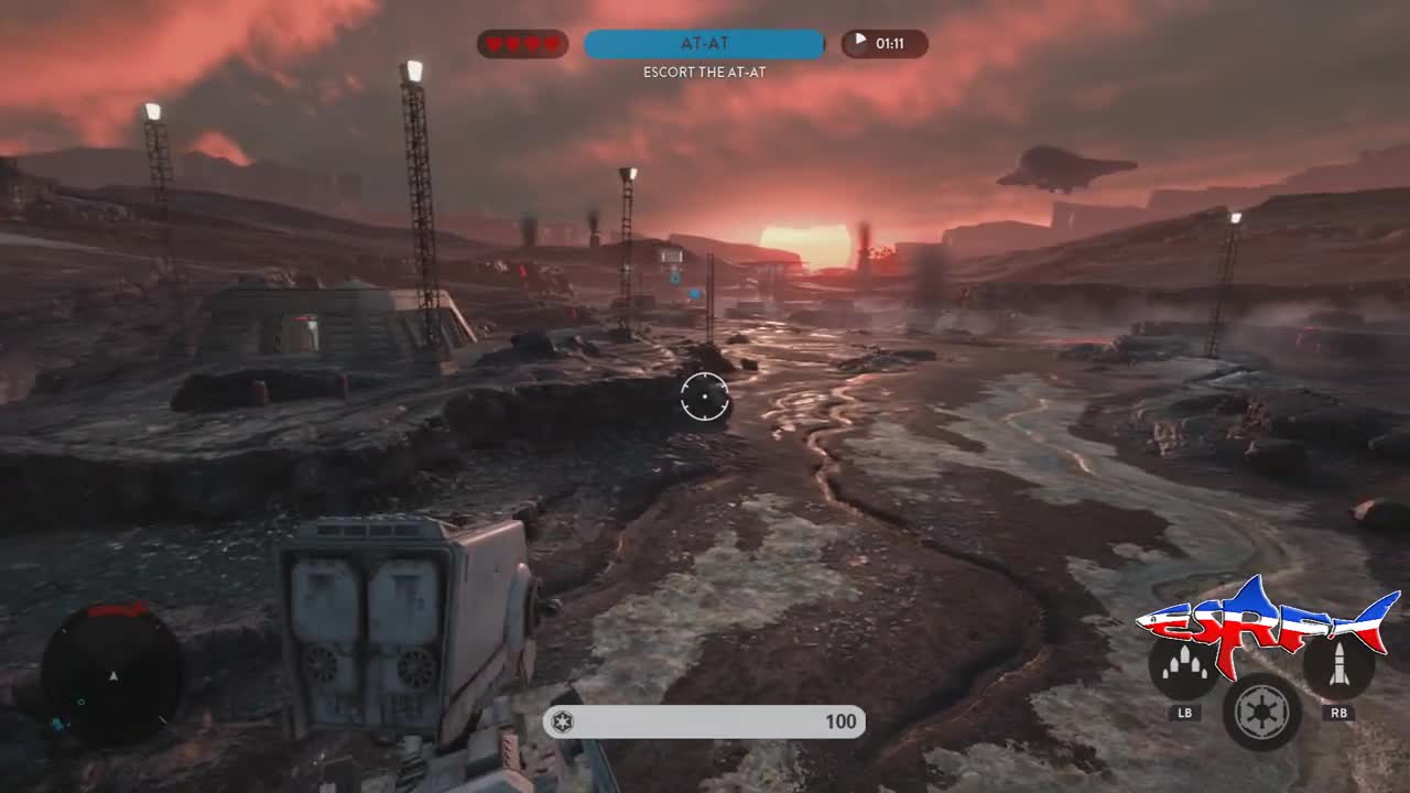 Star Wars Battlefront: Overpower mission gameplay