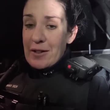 Police Officer sends out a message support for the trucker convoy