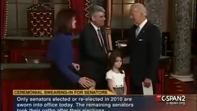 Joe Biden displays really CREEPY behavior with a little girl