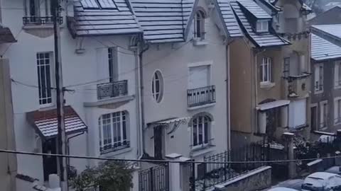 Snowing