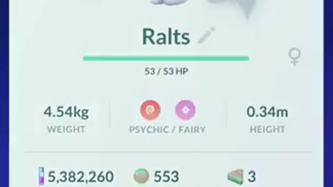 Pokémon GO-Shadow Ralts