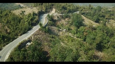 CINEMATIC AERIAL VIEW|| COUNTRY SIDE ROAD