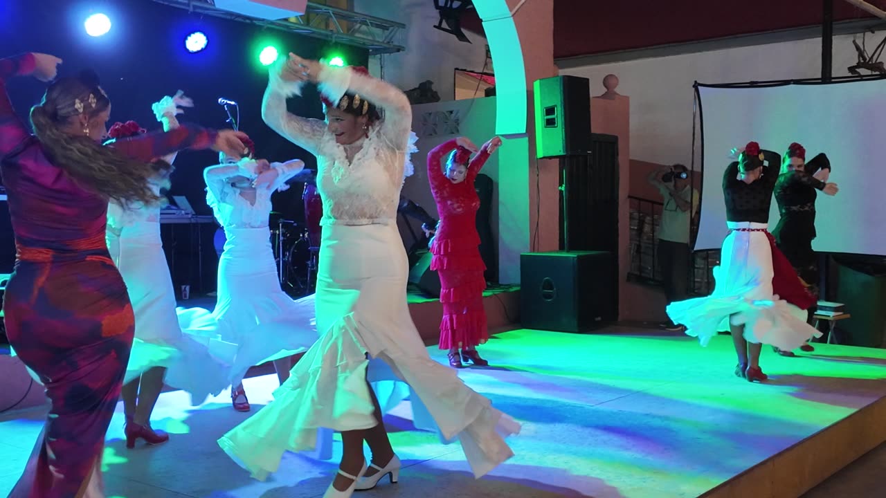 Spanish Girls Dance Flamenco at Feria San Miguel in Torremolinos | Traditional Festival [4K]