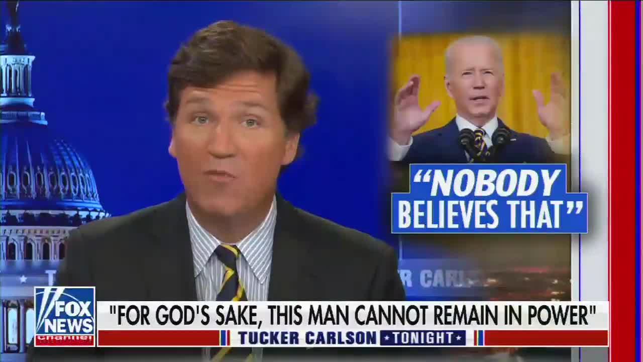 Tucker Carlson calls for invoking the 25th Amendment