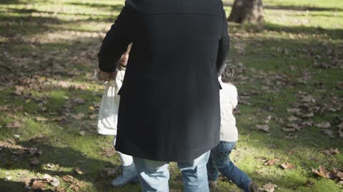 Family Playing on Park