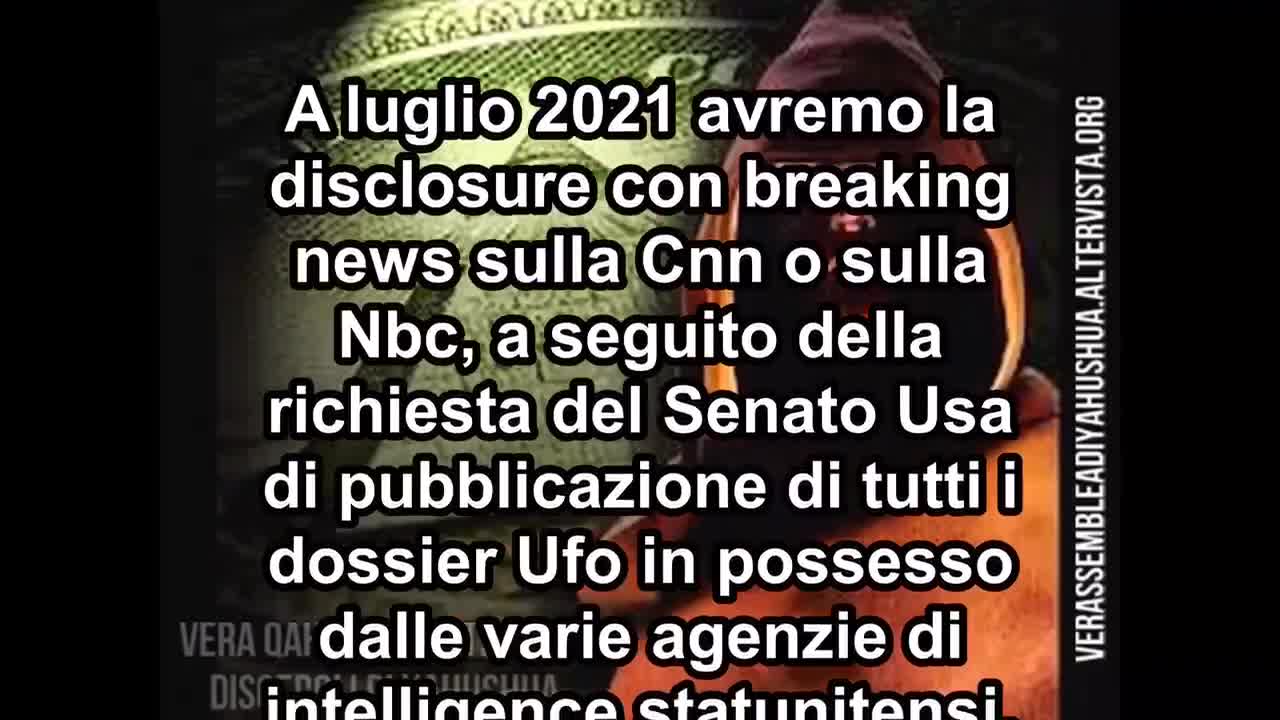 PANDEMIA, CRISI ECONOMICA, RIVELAZIONI GOVERNATIVE SUGLI ALIENI...