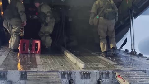 Russian peacekeepers depart for Kazakhstan