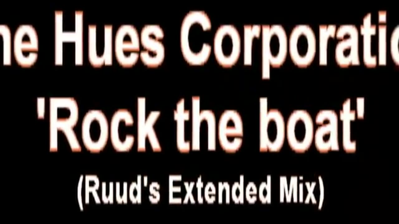 The Hues Corporation: Rock the boat