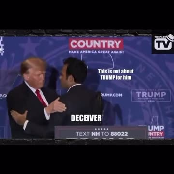 01/16/24 Vivek Ramaswamy stumping for Trump NH weird