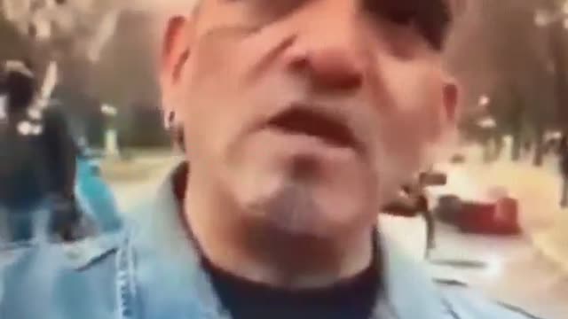 Antifa escorted in
